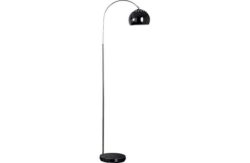 HOME Curva Floor Lamp - Black Chrome.